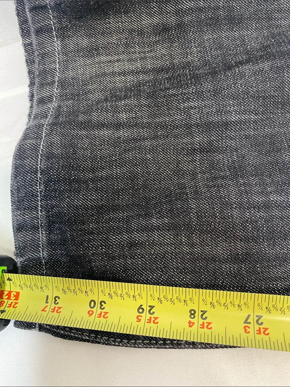 Signum Classic Straight Men’s Jeans In A Dark Wash 40x32 Red Accents
